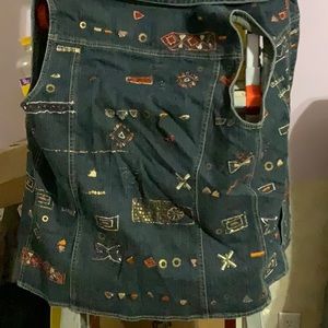 Chicos jean jacket size 2